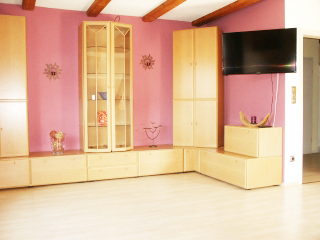 Unterkunft Rieden-Kreuth Wohnzimmer Fernseher